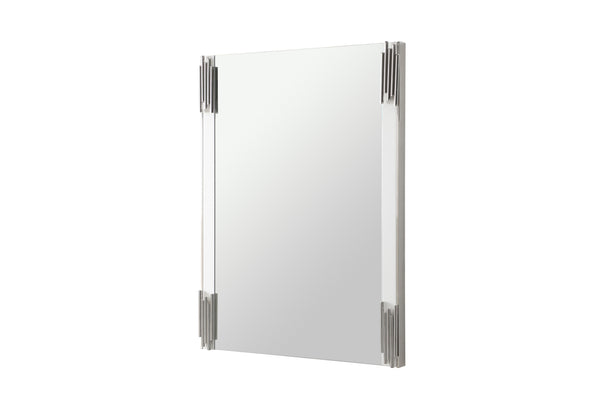 Modrest Token Modern White & Stainless Steel Bedroom Set Model VGVCBD815-SET-WHT