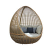 Cocoon Outdoor Beige + Wicker Lounge Bed