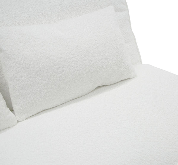 Divani Casa Racine Modern White Fabric Modular Sectional Sofa Model VGSX-FF22054-WHT