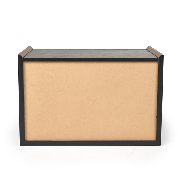 Nova Domus Rado Modern Walnut & Stucco Nightstand Model VGACRADO-NS