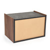 Nova Domus Rado Modern Walnut & Stucco Nightstand Model VGACRADO-NS
