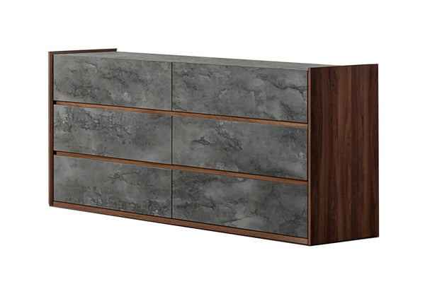 Nova Domus Rado Modern Walnut & Stucco Dresser Model VGACRADO-DRS