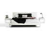 Queen Modrest Ramona Modern White Leatherette Bed Model VGJY-4016-WHT-BED-Q