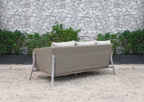 Renava Carillo Outdoor Beige Wicker Sofa Set Model VGATRASF-148