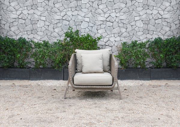 Renava Carillo Outdoor Beige Wicker Sofa Set Model VGATRASF-148