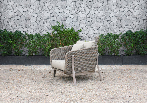 Renava Carillo Outdoor Beige Wicker Sofa Set Model VGATRASF-148