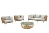 Renava Bombay Beige And Wicker Outdoor Sofa Set Model VGATRASF-173-SET
