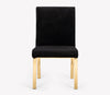 Modrest Reba Modern Black Velvet & Gold Dining Chair (Set Of 2) Model VGVCB0258G-BLK
