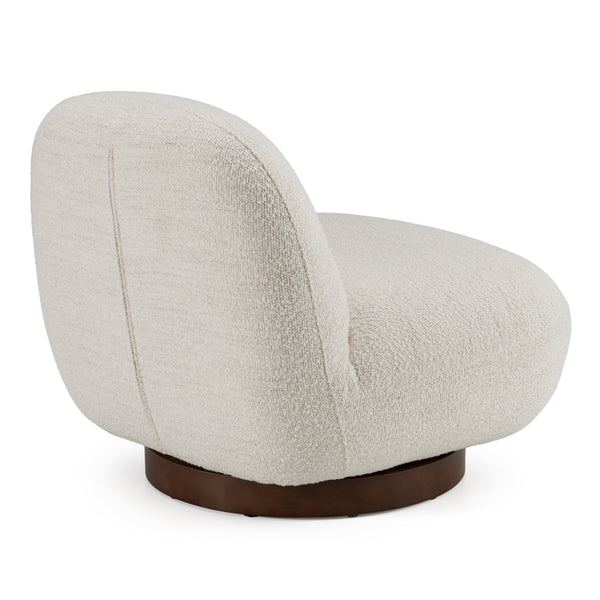 Modrest Renee Modern Cream Fabric Swivel Chair Model VGKK-KFA1157-C-CH