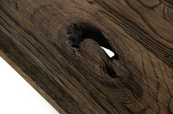 Renzo Modern Oak & Concrete 118" Dining Table