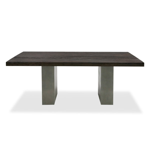Modrest Renzo Modern Oak & Concrete 79" Dining Table Model VGGRRENZO-79