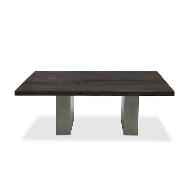 Modrest Renzo Modern Oak & Concrete 79" Dining Table Model VGGRRENZO-79