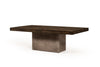 Modrest Renzo Modern Oak & Concrete Coffee Table Model VGGR649245
