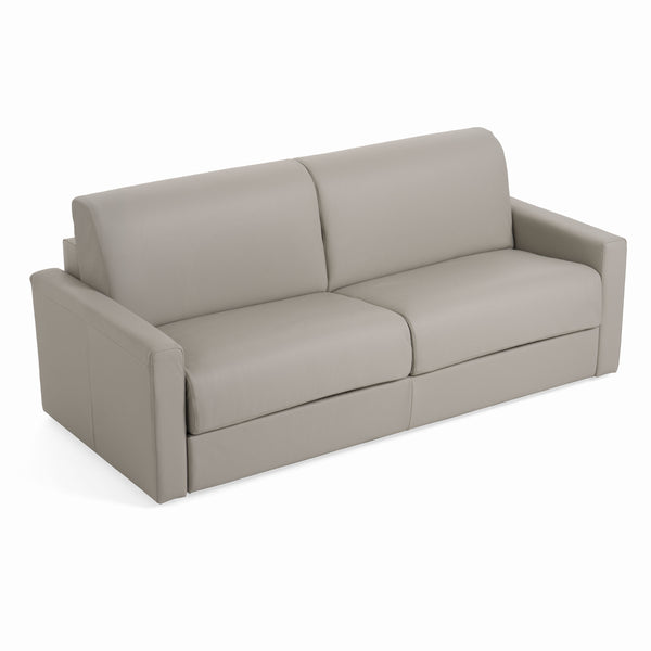 Lamod Italia Revers Italian Modern Grey Leather Queen Sofabed Model VGDTREVERS-160-CENERE