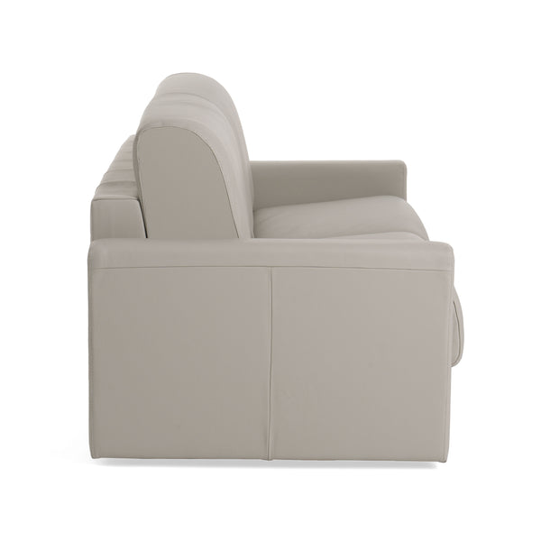 Lamod Italia Revers Italian Modern Grey Leather Queen Sofabed Model VGDTREVERS-160-CENERE