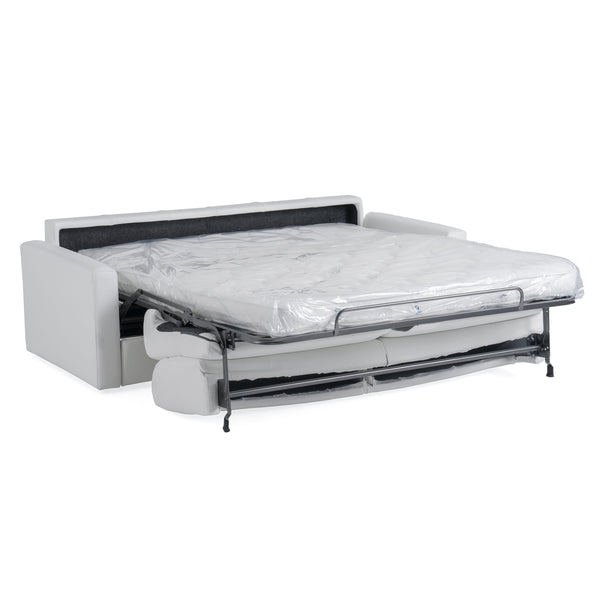 Lamod Italia Revers Italian Modern White Leather Queen Sofabed Model VGDTREVERS-160-wHITE