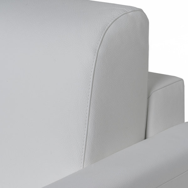Lamod Italia Revers Italian Modern White Leather Queen Sofabed Model VGDTREVERS-160-wHITE