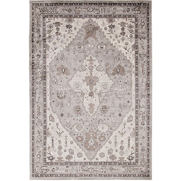 Furniture of America Mortsel Gray Contemporary Area Rug Model RG1027