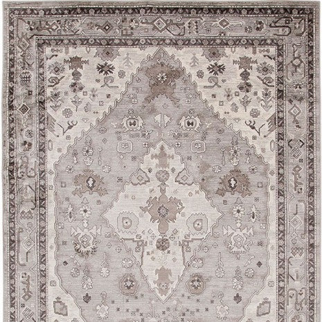 Furniture of America Mortsel Gray Contemporary Area Rug Model RG1027