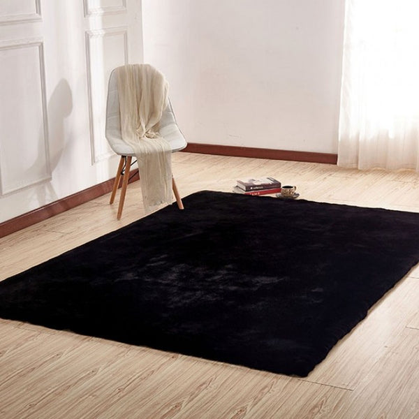 Furniture of America Caparica Black Contemporary Area Rug Model RG4139
