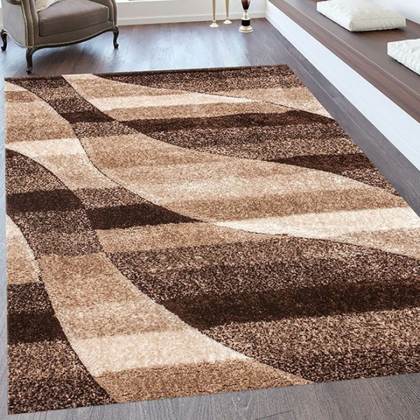 Furniture of America Hepsiba Dune Sienna Contemporary Area Rug Model RG4150