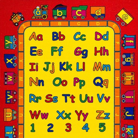 Furniture of America Abbey Red Contemporary Area Rug Model RG5110