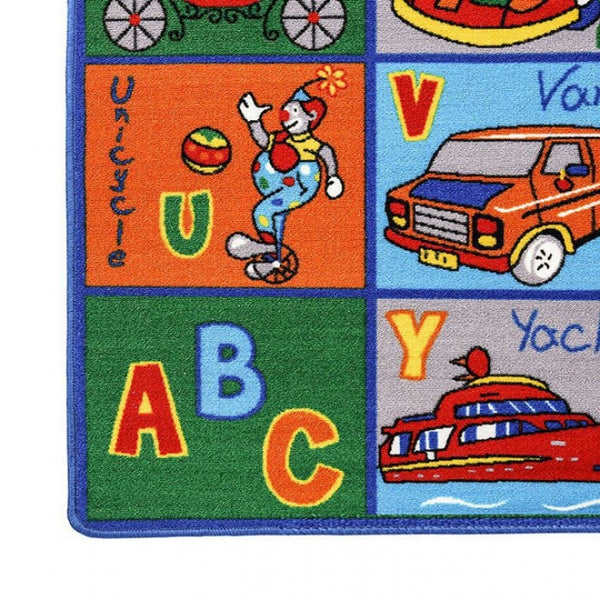 Furniture of America Amos Multi Contemporary Area Rug Model RG5116