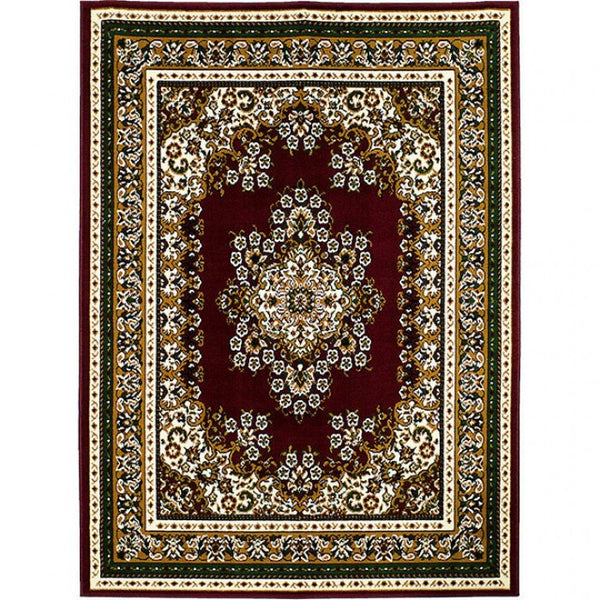 Furniture of America Shinta Burgundy Contemporary Area Rug Model RG5168