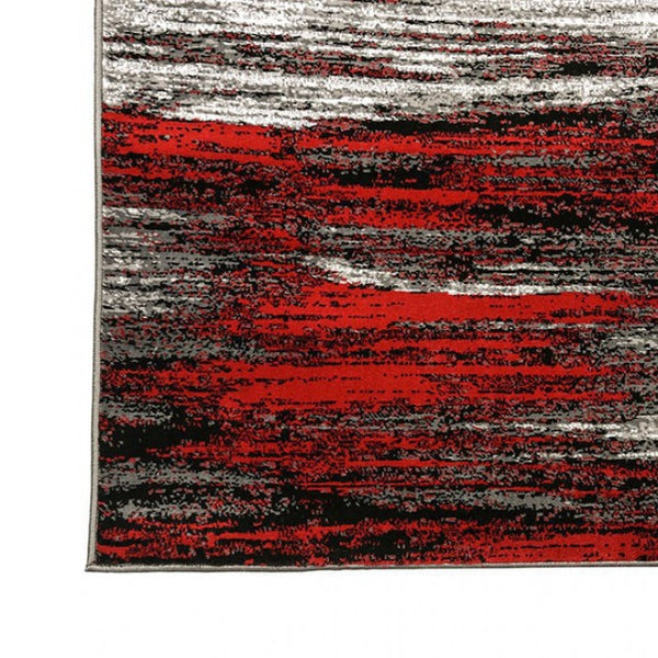 Furniture of America Sivas Gray/Red Contemporary Area Rug Model RG5184M
