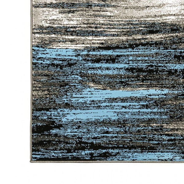 Furniture of America Sivas Gray/Blue Contemporary Area Rug Model RG5185M