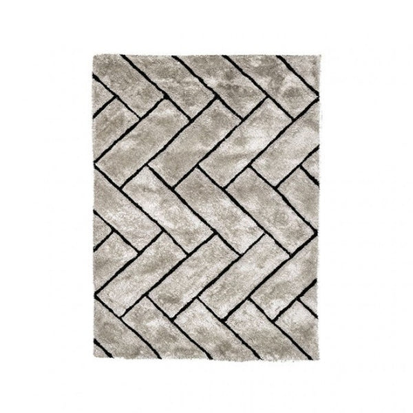 Furniture of America Fermont Gray Contemporary Area Rug Model RG5195