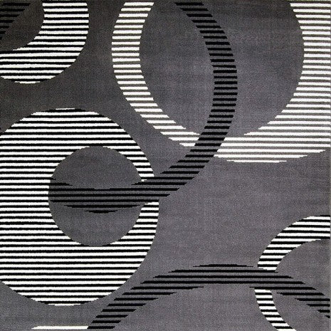 Furniture of America Blitar Dark Gray Contemporary Area Rug Model RG5213