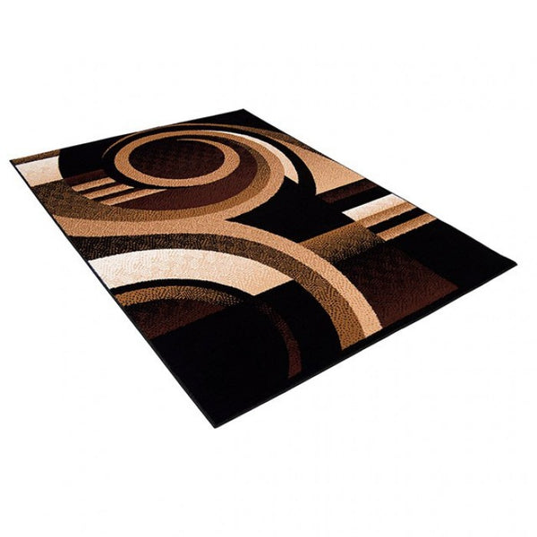 Furniture of America Blitar Brown/Black Contemporary Area Rug Model RG5214