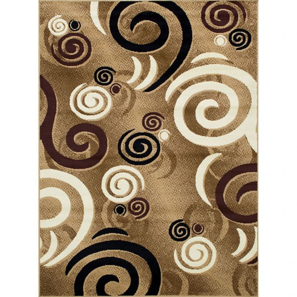 Furniture of America Blitar Brown Contemporary Area Rug Model RG5215