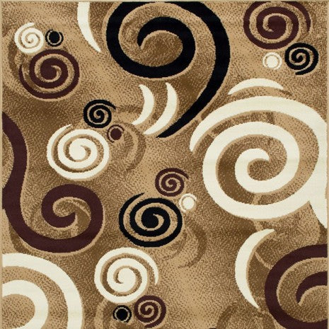Furniture of America Blitar Brown Contemporary Area Rug Model RG5215