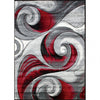 Furniture of America Niksar Red Contemporary Area Rug Model RG5222