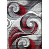 Furniture of America Niksar Red Contemporary Area Rug Model RG5222