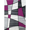 Furniture of America Niksar Gray/Purple Contemporary Area Rug Model RG5224