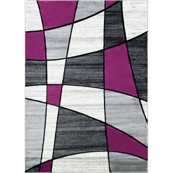 Furniture of America Niksar Gray/Purple Contemporary Area Rug Model RG5224