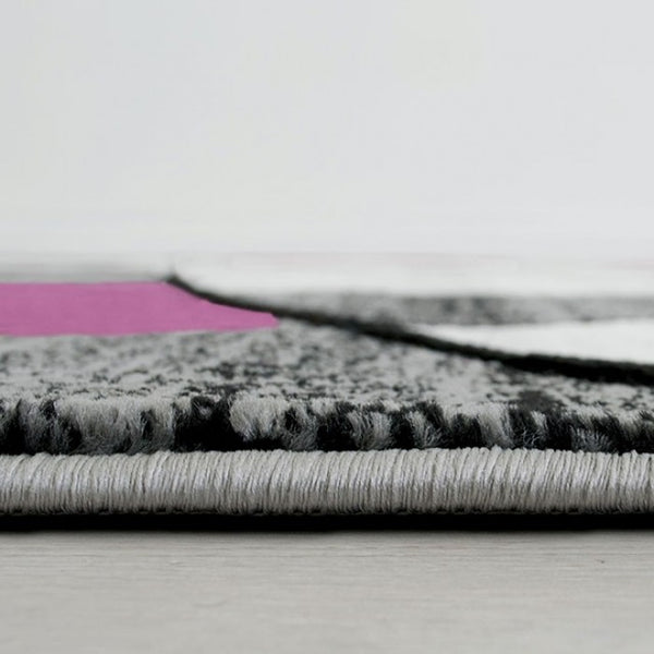 Furniture of America Niksar Gray/Purple Contemporary Area Rug Model RG5224