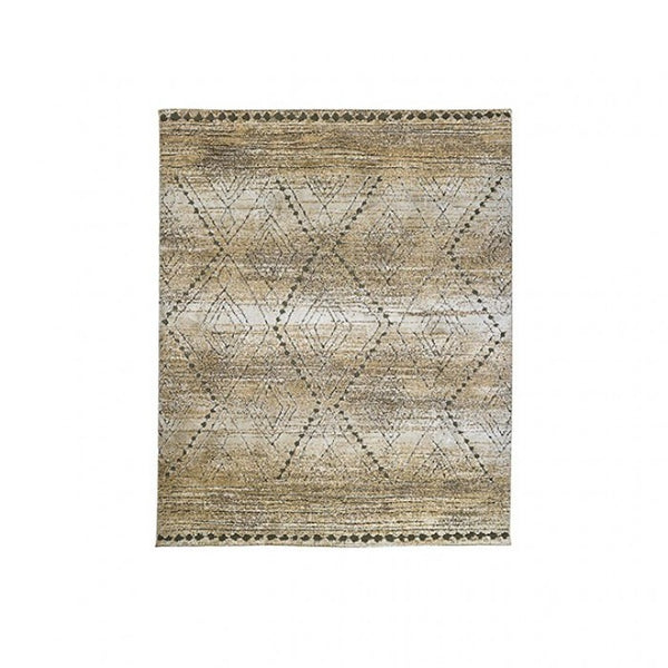 Furniture of America Millsboro Tan Contemporary Area Rug Model RG8110
