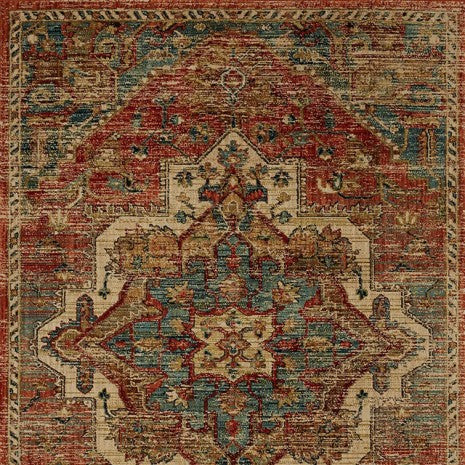 Furniture of America Wilhelm Spice Rose Contemporary Area Rug Model RG8160M