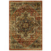 Furniture of America Wilhelm Spice Rose Contemporary Area Rug Model RG8160M