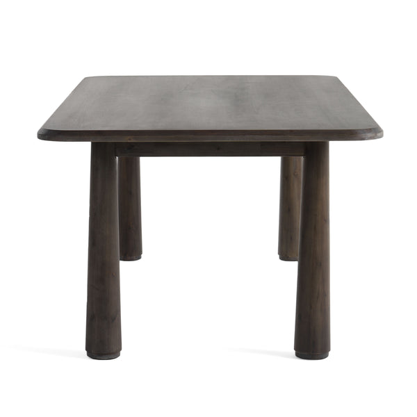 Modrest Rhea Modern 87" Dark Acacia Rectangular Dining Table Model VGWDMAR-DT2.2-DK