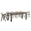 Modrest Rhea Modern 87" Dark Acacia Rectangular Dining Table Model VGWDMAR-DT2.2-DK