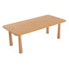 Modrest Rhea Modern 87" Natural Acacia Rectangular Dining Table Model VGWDMAR-DT2.2-NAT