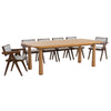 Modrest Rhea Modern 87" Natural Acacia Rectangular Dining Table Model VGWDMAR-DT2.2-NAT