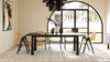 Modrest Rhea Modern 87" Dark Acacia Rectangular Dining Table Model VGWDMAR-DT2.2-DK