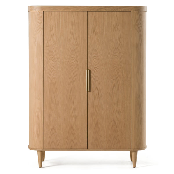 Richmond Modern Natural Oak Rounded Tall Buffet