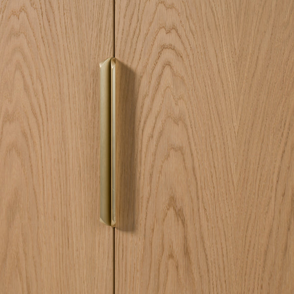 Richmond Modern Natural Oak Rounded Tall Buffet